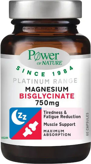 Power of Nature Platinum Magnesium Bisglycinate 750mg