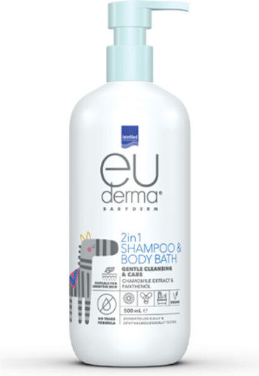 Euderma Baby 2σε1 Σαμπουάν & Αφρόλουτρο 500ml