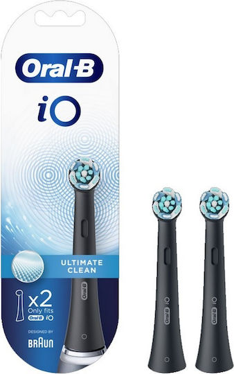 Oral B Ανταλλακτικά iO Ultimate Clean Black 2τμχ