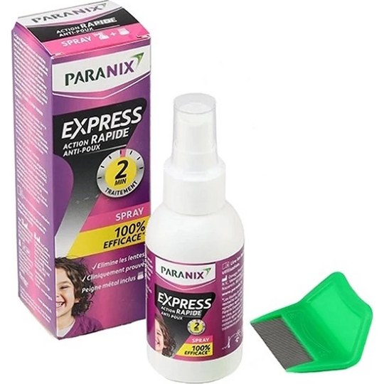 Express Spray για Ψείρες 95ml + Χτένα
