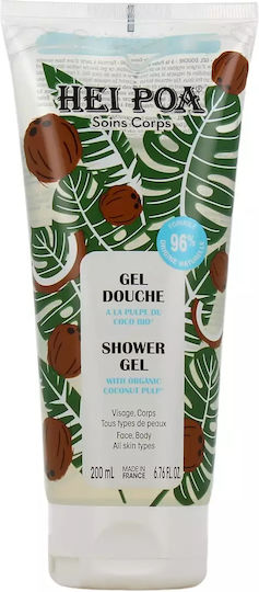 Hei Poa Shower Gel Coconut Pulp 200ml
