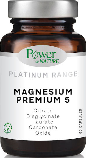 Power of Nature Platinum Magnesium Premium 5 60caps